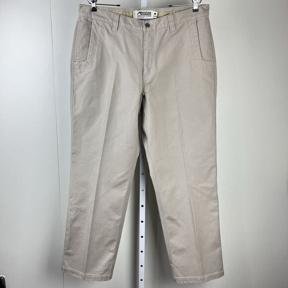 Mountain Khakis Canvas Work Pants Mens 38x32 Relaxed Fit‎ Khaki Beige - Picture 1 of 10
